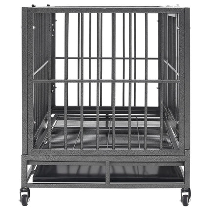 Hondenbench Met Wielen Staal