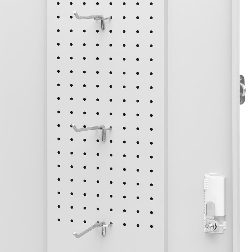 Zadelkast 53x53x105 cm staal lichtgrijs