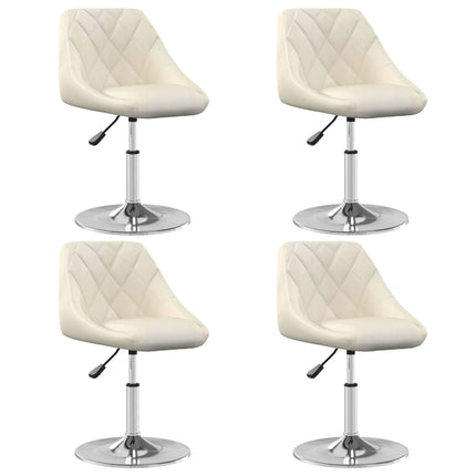 Eetkamerstoelen Draaibaar Fluweel
