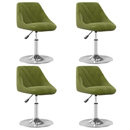 Eetkamerstoelen Draaibaar Fluweel