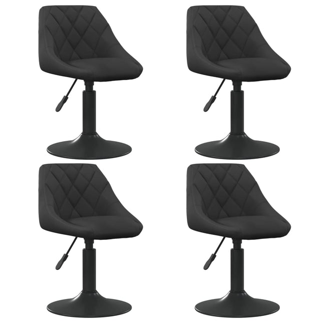 Eetkamerstoelen Draaibaar 4 St Fluweel