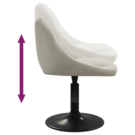 Eetkamerstoelen Draaibaar Fluweel Kleurig