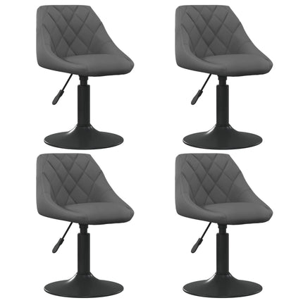 Eetkamerstoelen Draaibaar Fluweel