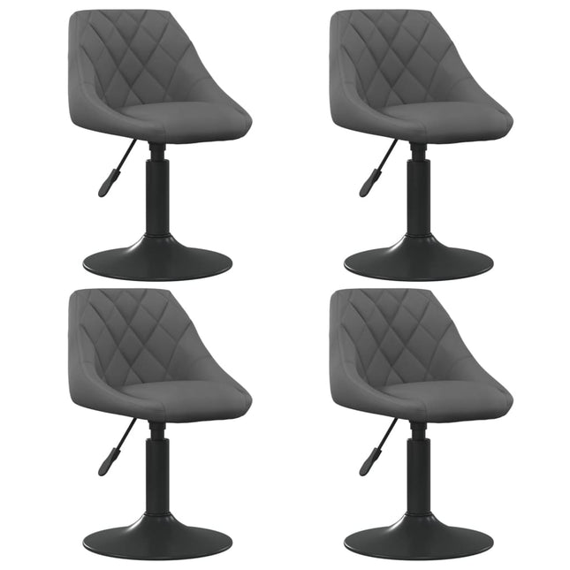 Eetkamerstoelen Draaibaar Fluweel