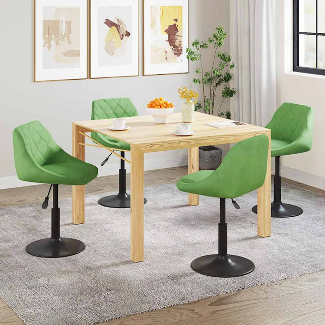 Eetkamerstoelen Draaibaar Fluweel
