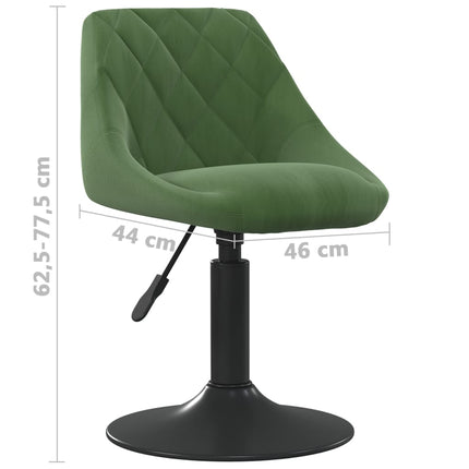 Eetkamerstoelen Draaibaar Fluweel