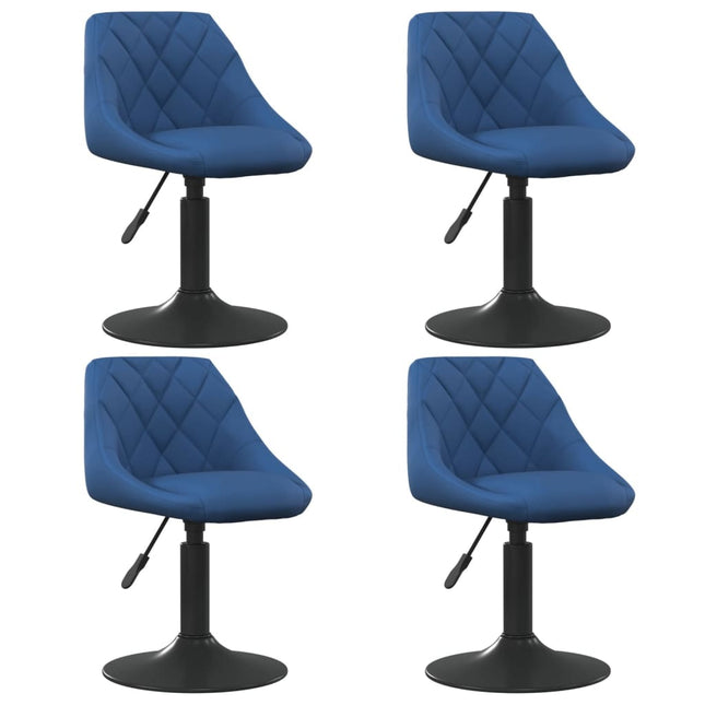 Eetkamerstoelen Draaibaar Fluweel