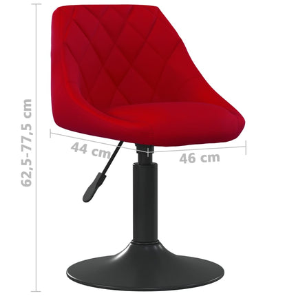 Eetkamerstoelen Draaibaar Fluweel