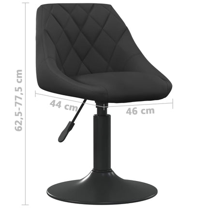 Eetkamerstoelen Draaibaar Fluweel