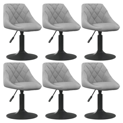 Eetkamerstoelen Draaibaar Fluweel