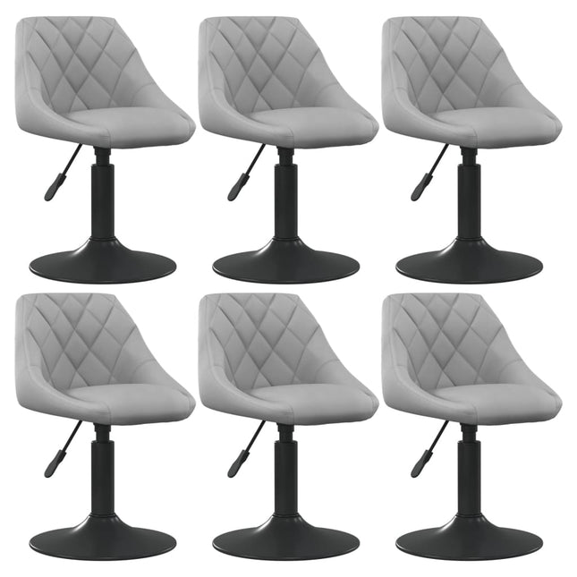 Eetkamerstoelen Draaibaar Fluweel
