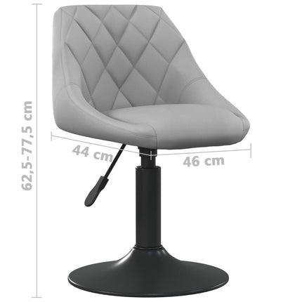 Eetkamerstoelen Draaibaar Fluweel
