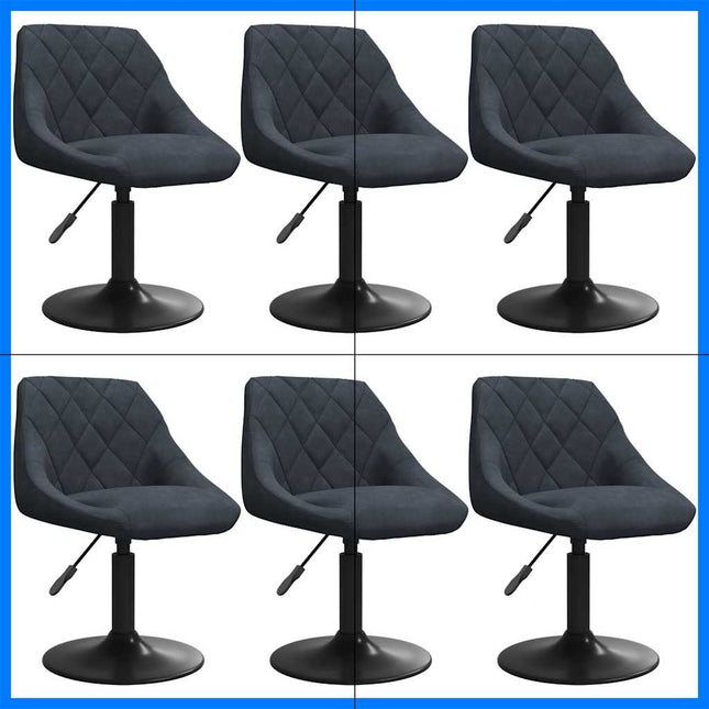 Eetkamerstoelen Draaibaar Fluweel