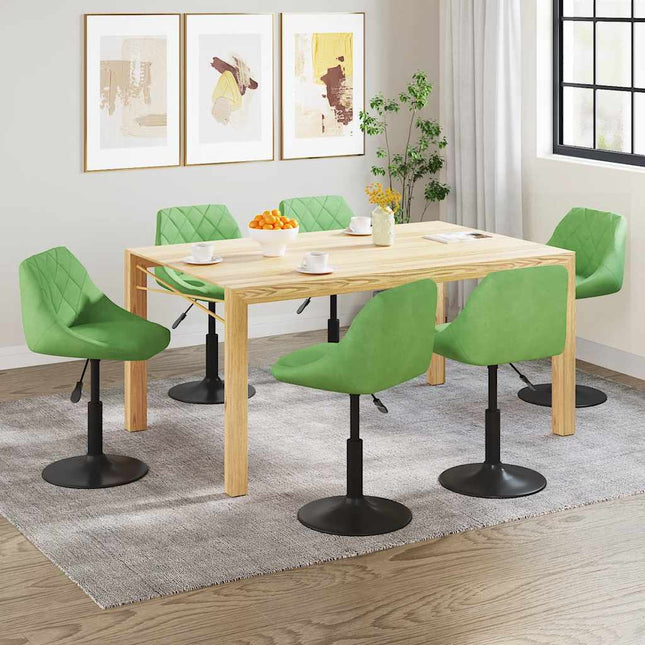Eetkamerstoelen Draaibaar Fluweel
