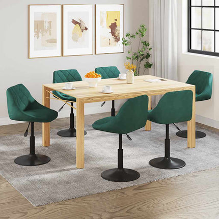 Eetkamerstoelen Draaibaar Fluweel