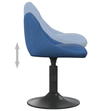 Eetkamerstoelen Draaibaar Fluweel