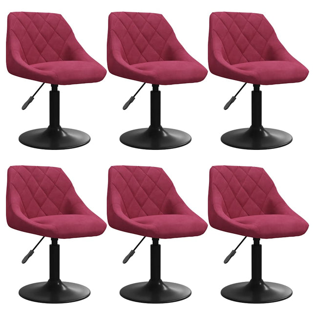 Eetkamerstoelen Draaibaar Fluweel