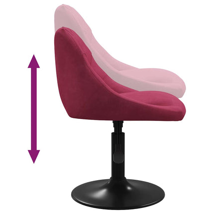 Eetkamerstoelen Draaibaar Fluweel