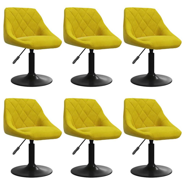 Eetkamerstoelen Draaibaar Fluweel