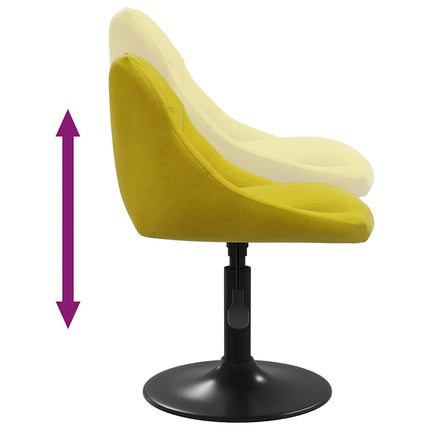 Eetkamerstoelen Draaibaar Fluweel
