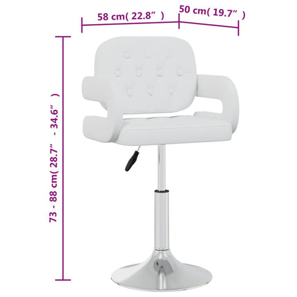 Eetkamerstoelen Draaibaar Kunstleer
