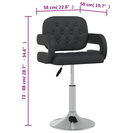 Eetkamerstoelen Draaibaar Kunstleer