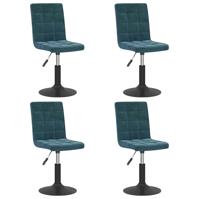Eetkamerstoelen Draaibaar Fluweel