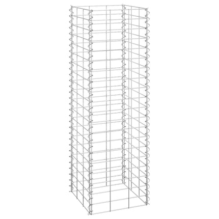 Schanskorf Plantenbakken 3 St Verhoogd 30X30X100 Cm Ijzer