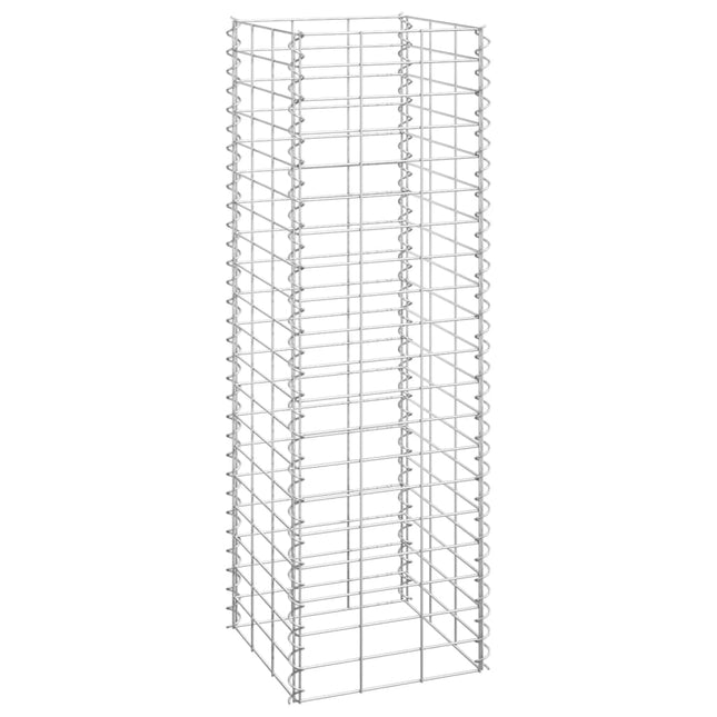 Schanskorf Plantenbakken 3 St Verhoogd 30X30X100 Cm Ijzer