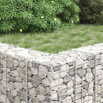 Schanskorf Plantenbakken 3 St Verhoogd 30X30X100 Cm Ijzer