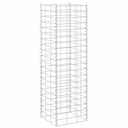 Schanskorf Plantenbakken 3 St Verhoogd 30X30X100 Cm Ijzer