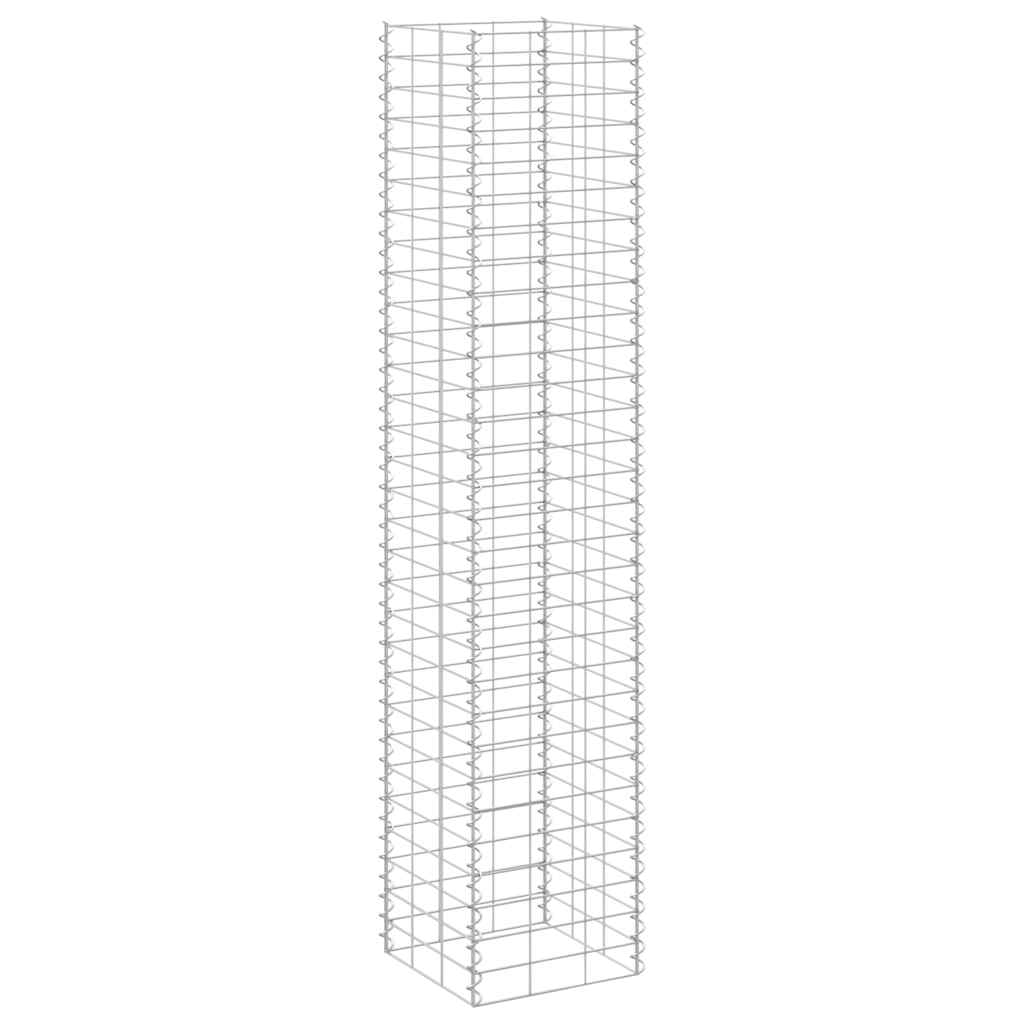 Schanskorf plantenbakken 3 st verhoogd 30x30x150 cm ijzer