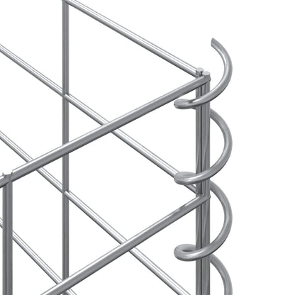 Schanskorf plantenbakken 3 st verhoogd 30x30x150 cm ijzer