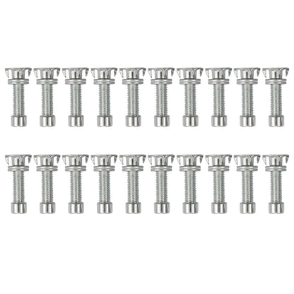 Klimstenen 40 st met touw meerkleurig