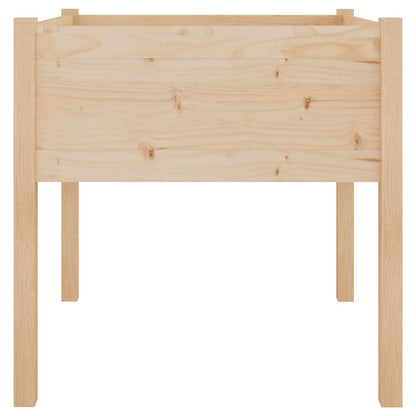 Plantenbak 70X70X70 Cm Massief Grenenhout