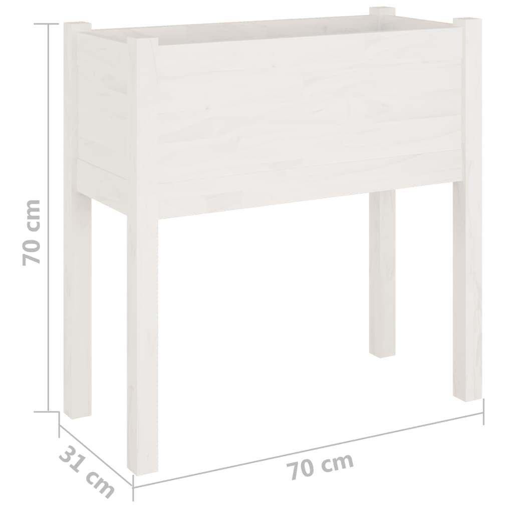 Plantenbakken 70X31X70 Cm Massief Grenenhout