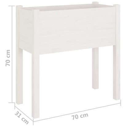 Plantenbakken 70X31X70 Cm Massief Grenenhout