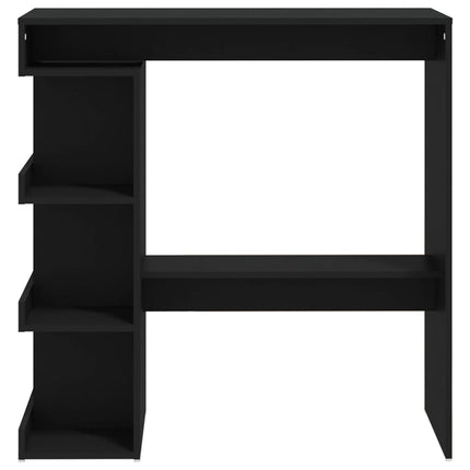 Bartafel Met Opbergrek 100X50X101,5 Cm Bewerkt Hout