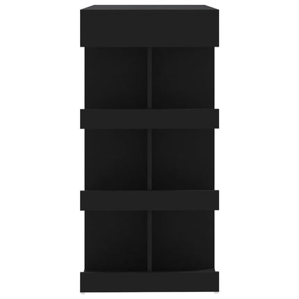 Bartafel Met Opbergrek 100X50X101,5 Cm Bewerkt Hout