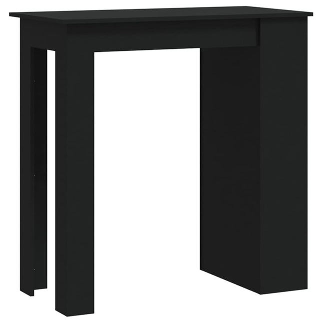 Bartafel Met Opbergrek 102X50X103,5 Cm Bewerkt Hout