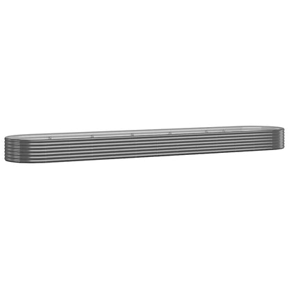 Plantenbak 600x140x36 cm gegalvaniseerd staal antracietkleurig