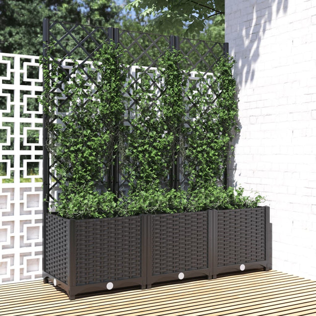 Plantenbak Met Latwerk Polypropeen