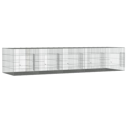 Konijnenkooi Met 5 Panelen Gegalvaniseerd Ijzer