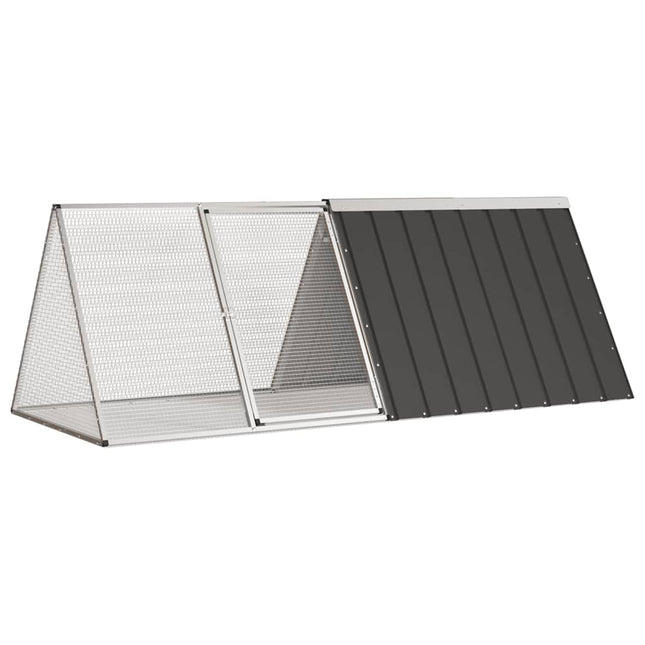 Konijnenhok 403,5X80,5X71 Cm Gegalvaniseerd Staal