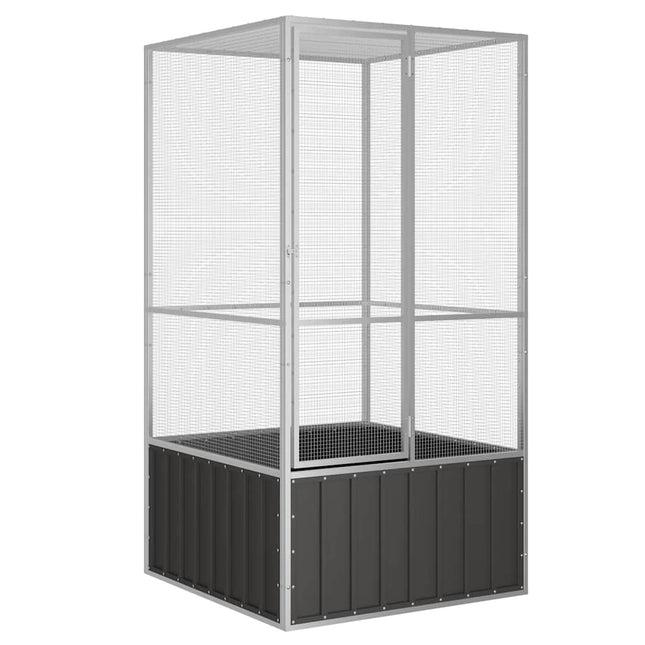 Vogelkooi 111X107X211,5 Cm Gegalvaniseerd Staal