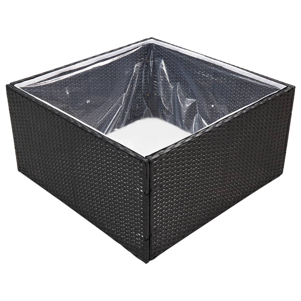 Plantenbak Poly Rattan
