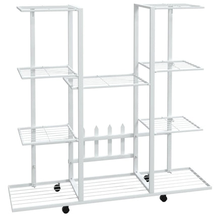 Bloemenstandaard Met Wielen 94,5X24,5X91,5 Cm Ijzer