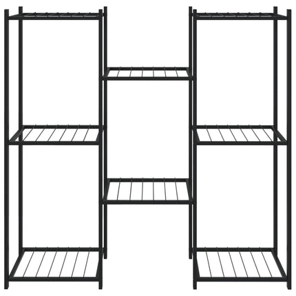 Bloemenstandaard 83X25X80 Cm Ijzer Zwart