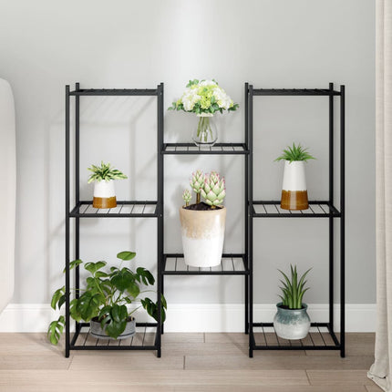 Bloemenstandaard 83X25X80 Cm Ijzer Zwart