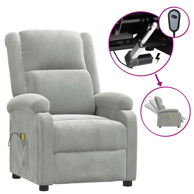 Massagestoel Elektrisch Fluweel